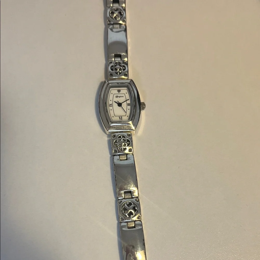 Brighton Tribeca Vintage Watch 8” Silver Plated, Needs Battery #silver #vintage
